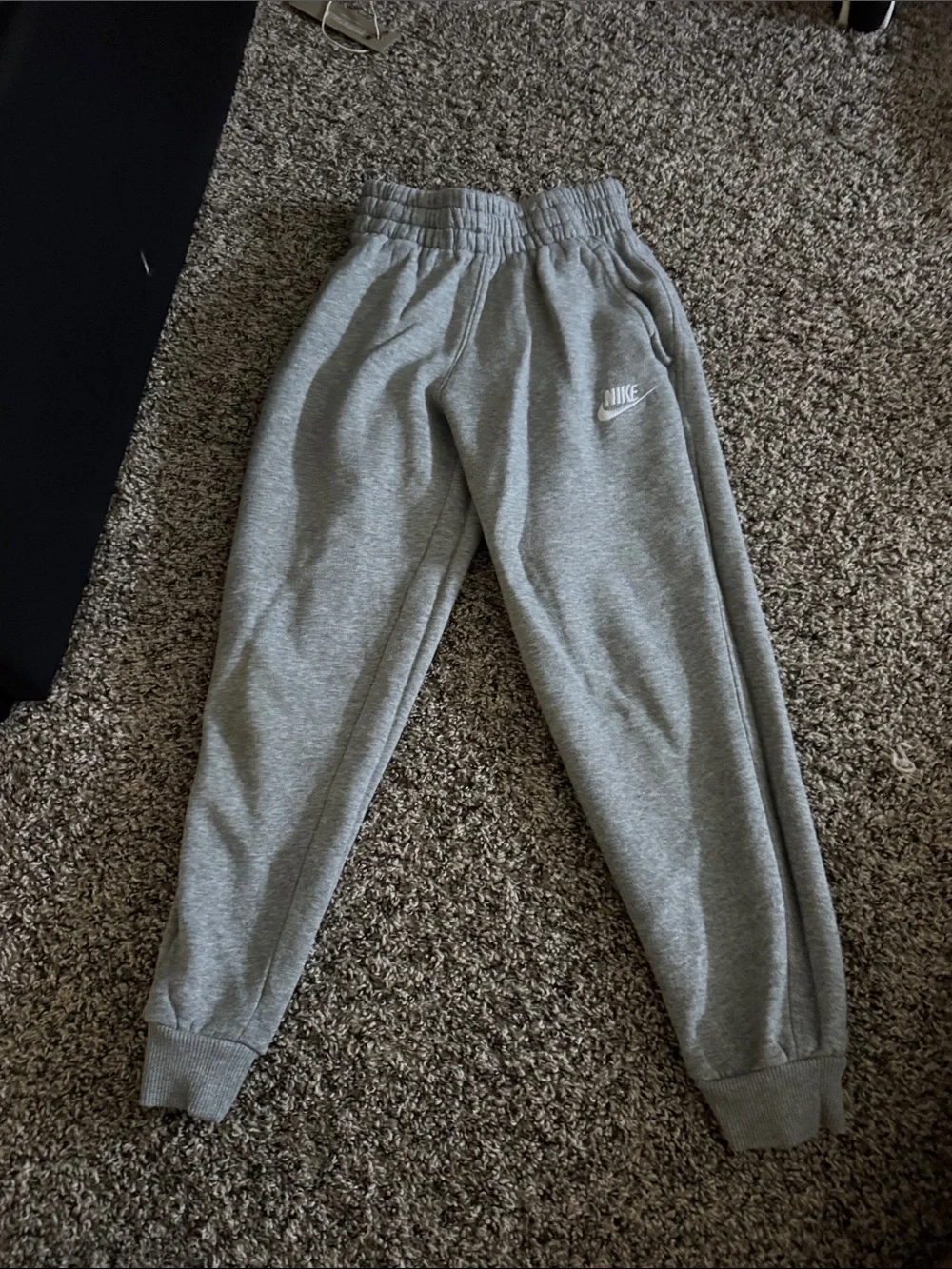 Nike Kids Gray Athletic Fleece Joggers
